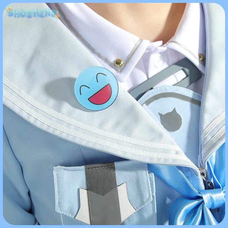 Shusheng-R NIKKE:The Goddess of Victory Shufutty Cosplay Costume Halloween Sweet sailor suit jacket dress socks tie accessories JK uniform
