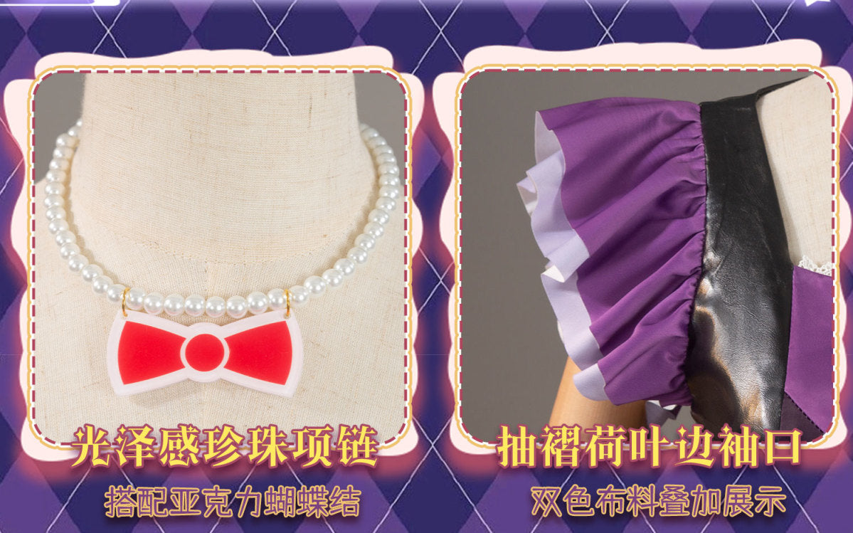 Anime Aikatsu! Hoshimiya Ichigo Cosplay Costume Sweet Devil Evening party Dress female Lolita in stock