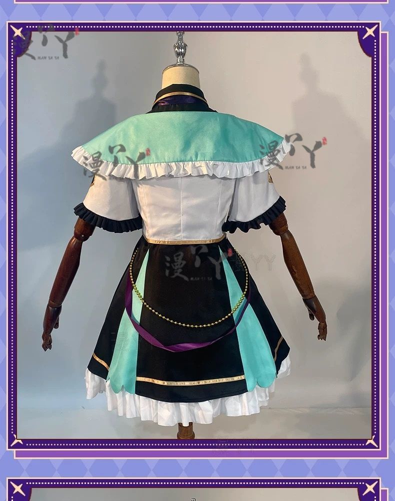 Lazulight Finana Elira Pomu Cosplay Costumes Vtuber Cosplay Dress Anime Clothing Halloween Party Uniforms