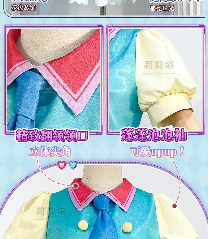 Minami Mirei Anime PriPara cosplay initial costume party Carnival sweet lolita dress accessories props full set woman uniform