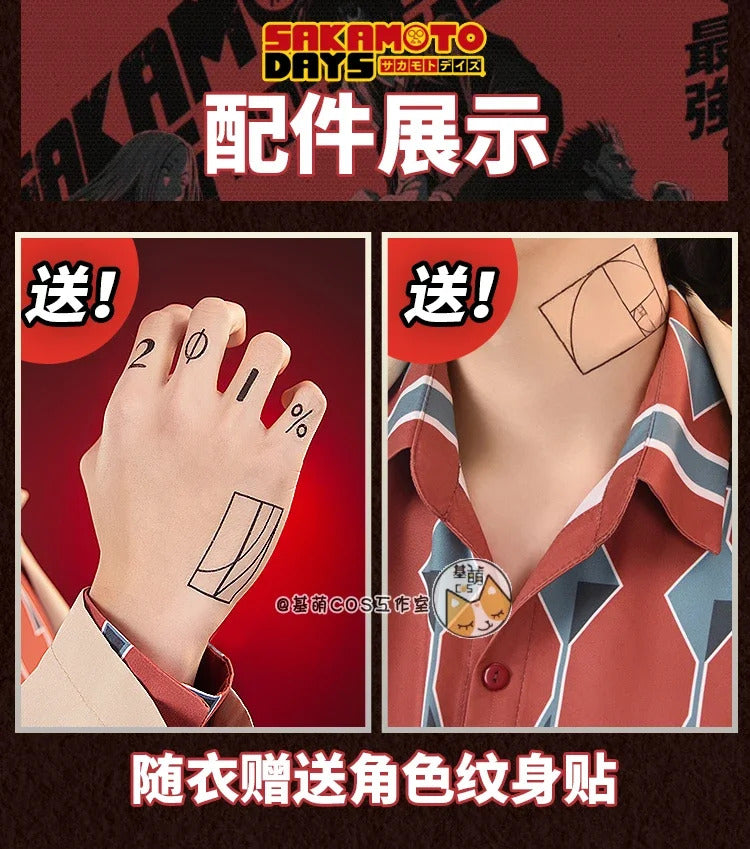 Nagumo Cosplay Costume  Anime Sakamoto Days Uniform Halloween Carnival Party Christmas Play Role Clothes Clothing for Women