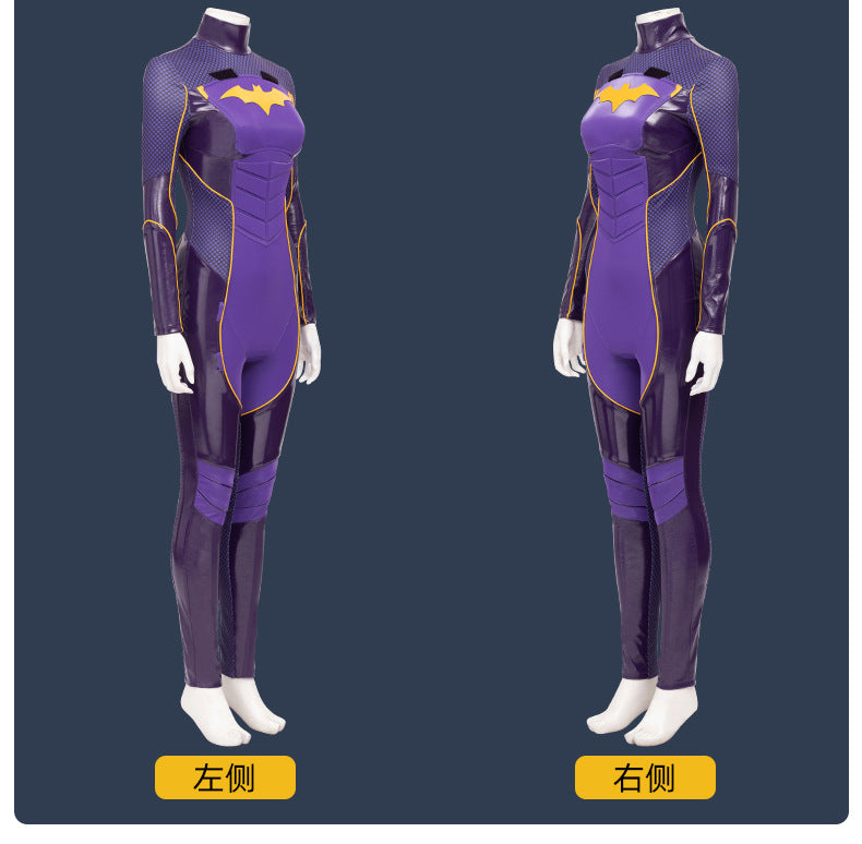 Game Gotham Knights Batgirl Cosplay Costumes Woman Superhero Zentai Suit Halloween Bodysuit Adults Outfit Jumpsuit