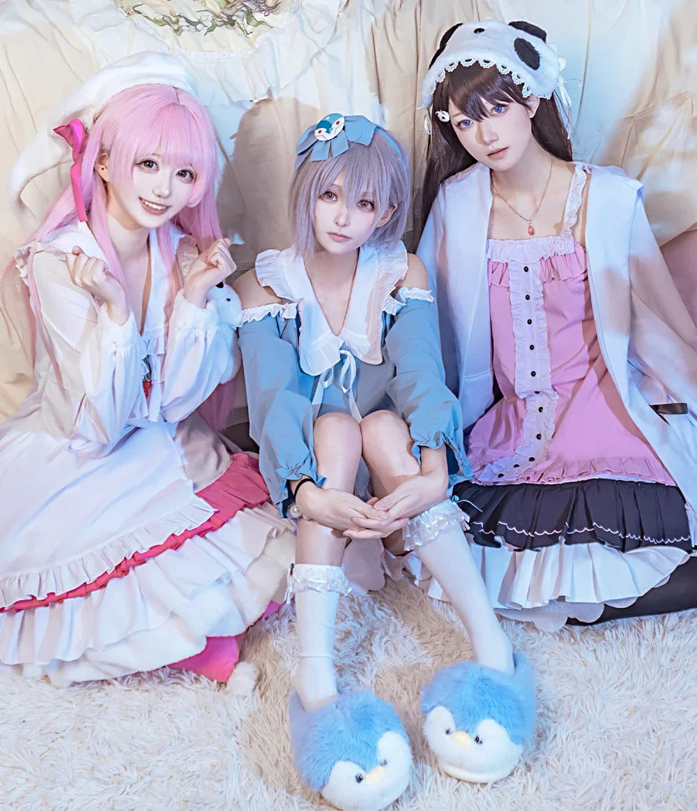 Taki Shiina Anon Chihaya Takamatsu Tomori Bang Dream!Cosplay Costume Halloween sleepwear party dress socks accessories prop set