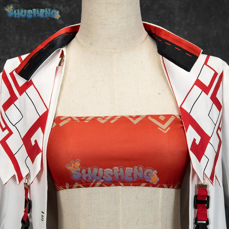 Arknights Nian Heavy Operator Cosplay Costume Cos Game Anime Party Uniform Hallowen Play Role Clothes Clothing