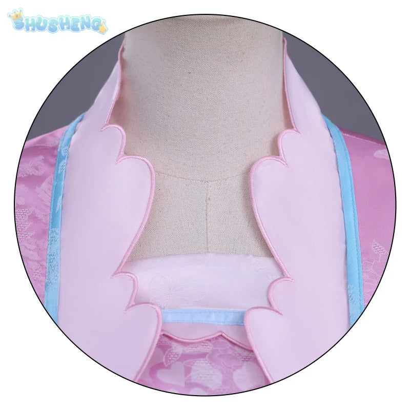 New Anime The Apothecary Diaries Consort Rishu Cosplay Rishu Hime Costume Women Sweet Chinese Hanfu Dress Halloween Uniform Set