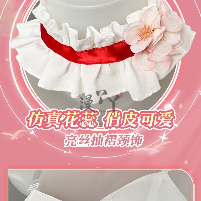 Anime Yosuga No Sora Kasugano Sora Cosplay Costume Girl Sweet Lolita Dress Pajamas Summer Nightgown Ruffle Nightwear Clothes