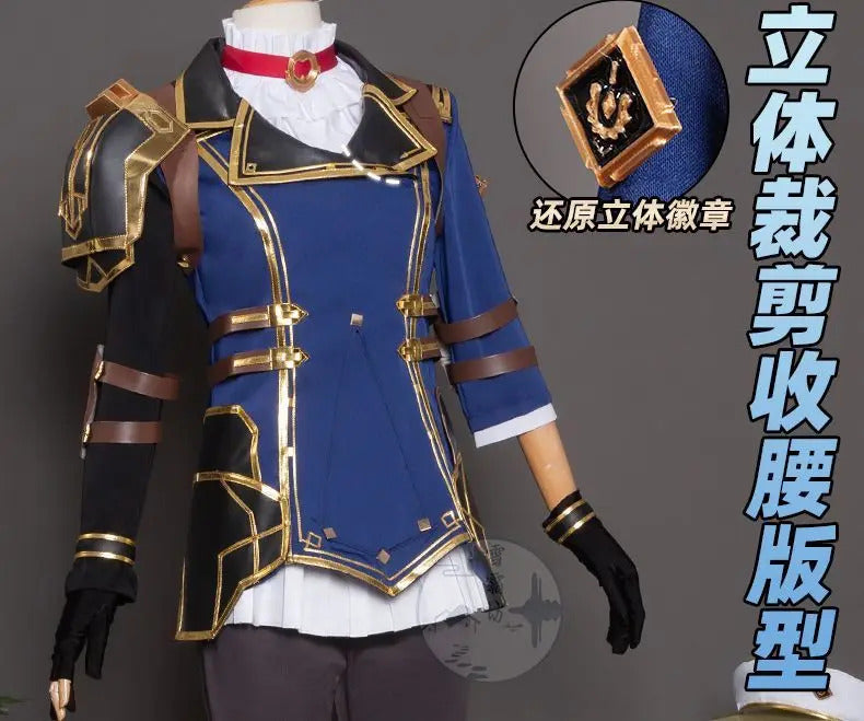 Shusheng lol arcane Season 2 VI Caitlyn cosplay costume uniform Halloween Carnival Party Christmas play rode clothing