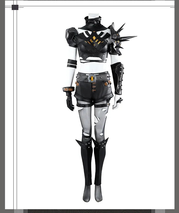 Shusheng-R Magic Game Cosplay Rivals Costume superhero Halloween carnival top shorts belt prop accessory set women's Fantasia Magic uniform