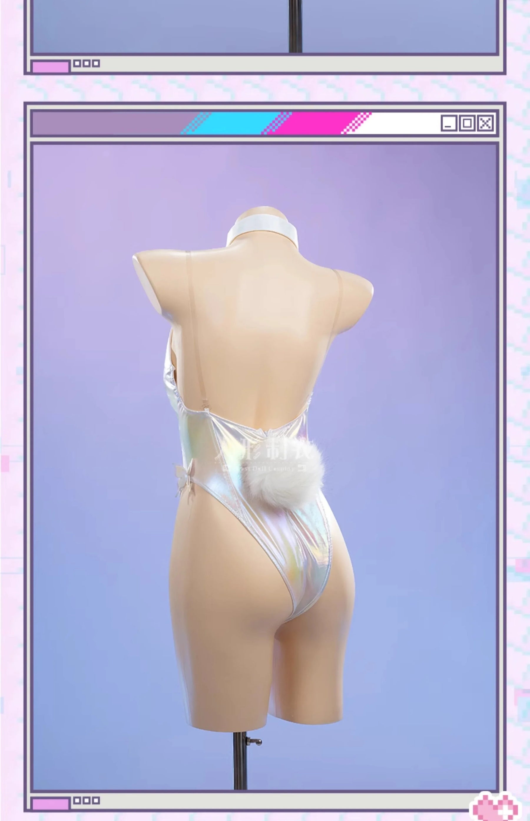 Game NEEDY GIRL STREAMER OVERDOSE KAngel/Ame-Chan Cosplay Costume Rabbit Girl Outfit Halloween Carnival Party Clothing
