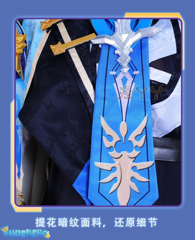 Anime Genshin Impact Eula Game Suit Uniform Cosplay Costume Halloween Carnival Costume For Women