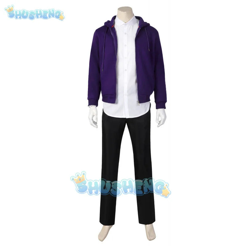 Wednesday 2 Xavier Thorpe Ajax Petropolus Cosplay Costume Nevermore Academy Uniform Halloween Carnival Party Christmas Play Role