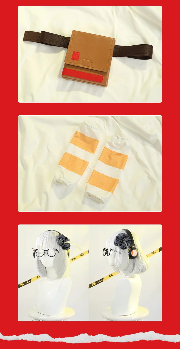 Anby Demara Cosplay Zenless Zone Zero co-branded Costume Party Christmas Cute Set Accessories Props Full Set Woman Man Uniform