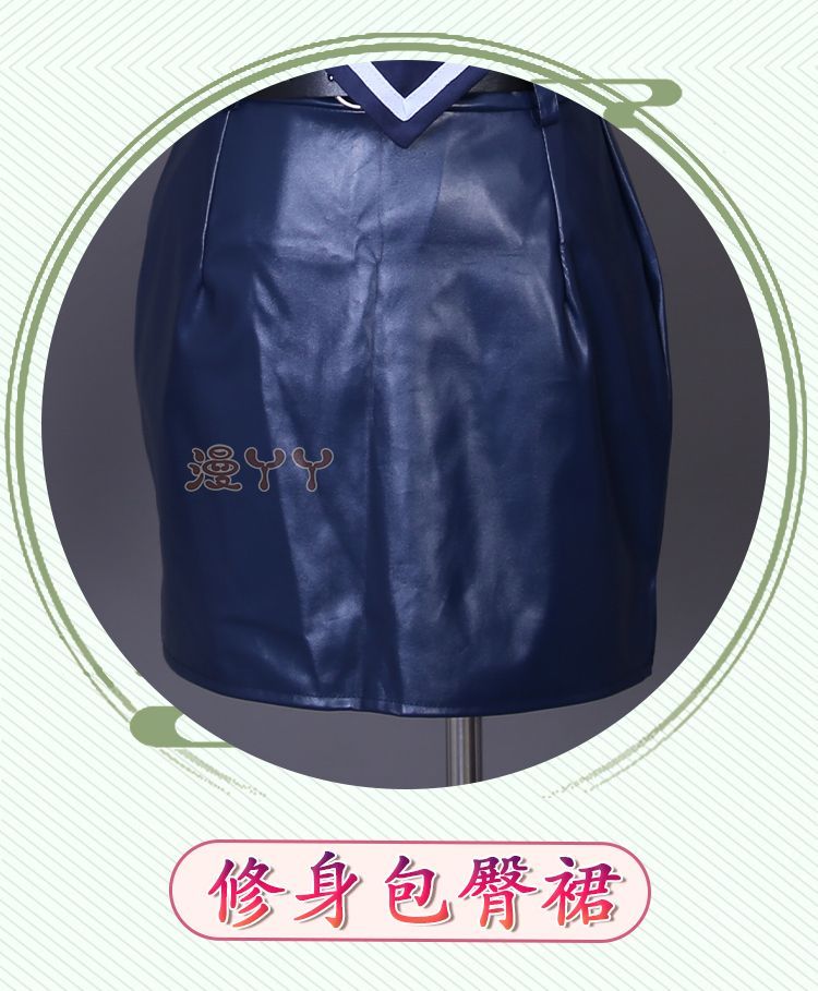 Anime Re:Life In A Different World From Zero Rem Cosplay Costume Wig Sexy Lady Police Officer Hat Uniform for Halloween Party