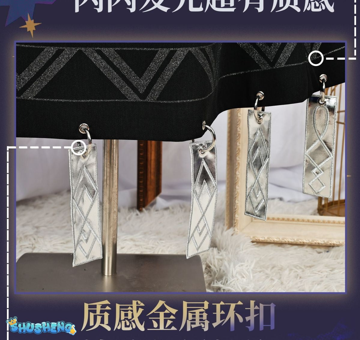 Arknights Texas the Omertosa Cosplay Costume Wig Hat Cloak Outfit Christmas Halloween Carnival Role Play Uniform for Women Girls