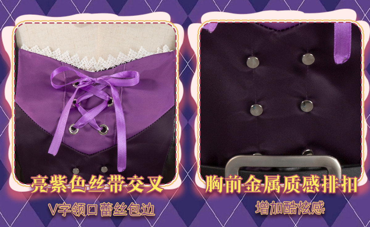 Anime Aikatsu! Hoshimiya Ichigo Cosplay Costume Sweet Devil Evening party Dress female Lolita in stock