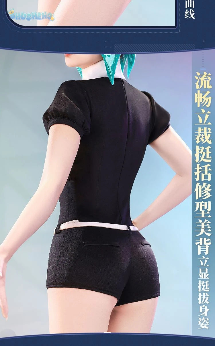 Phosphophyllite Antarcticite Land of the Lustrous Men Women Cosplay Costume Wig Tie Jumpsuit Outfit Uniform Belt