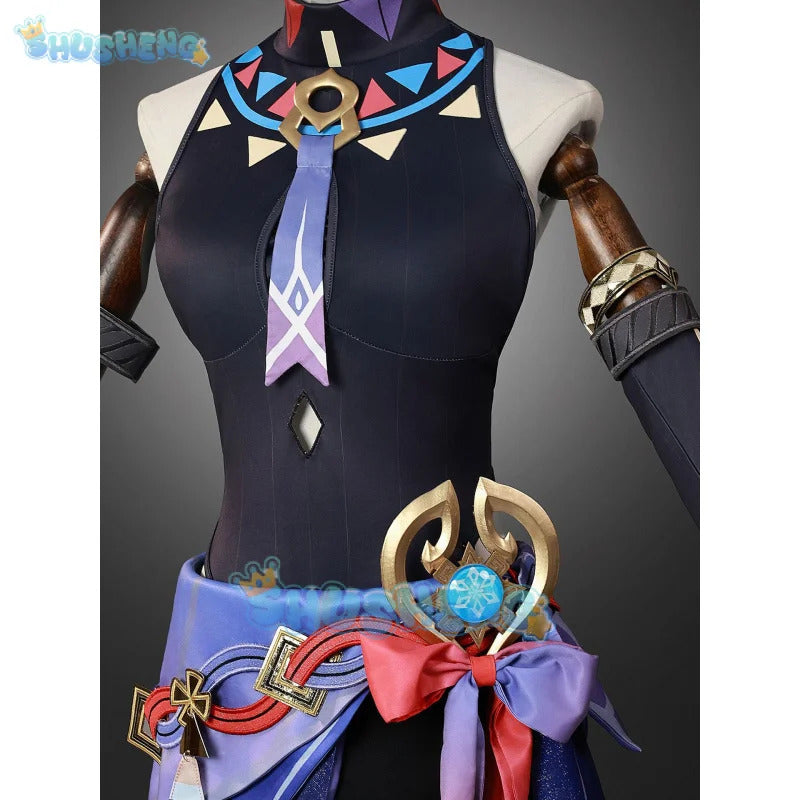 Citlali Cosplay Costume Dress Genshin Impact Outfit Headwear Masters of The Night-Wind Natlan Halloween Party Women Carnival