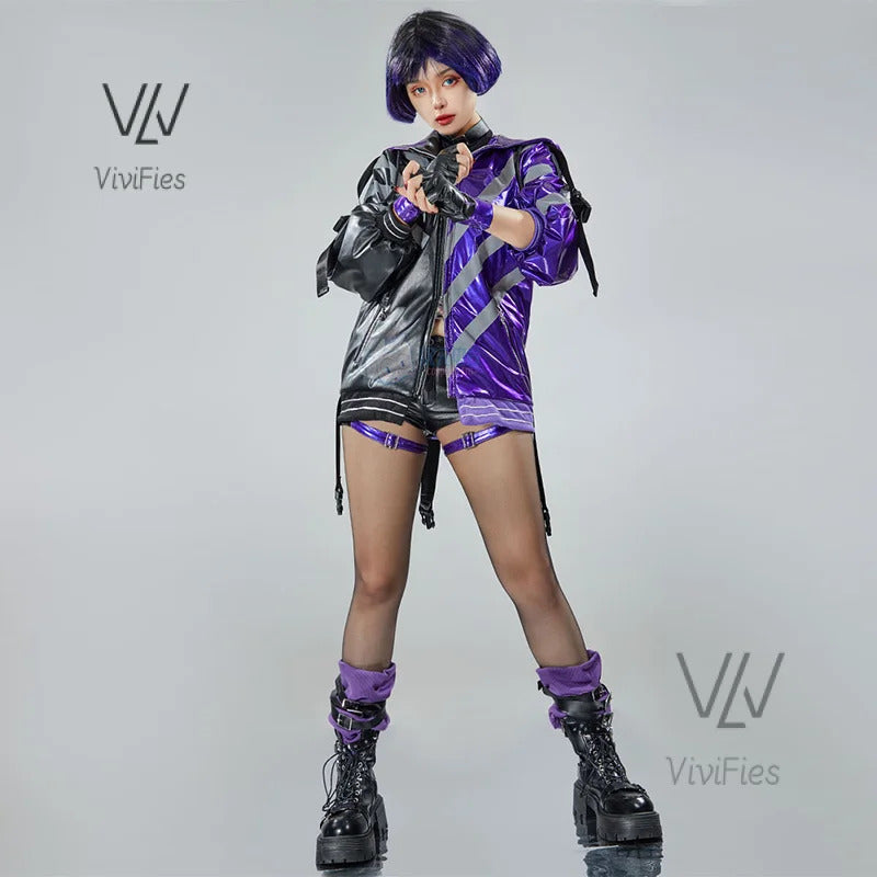 Game Tekken 8 Ling Reina Cosplay Fantasia Costume Disguise for Adult Women Tops Shorts Outfits Halloween Carnival Party Clothes