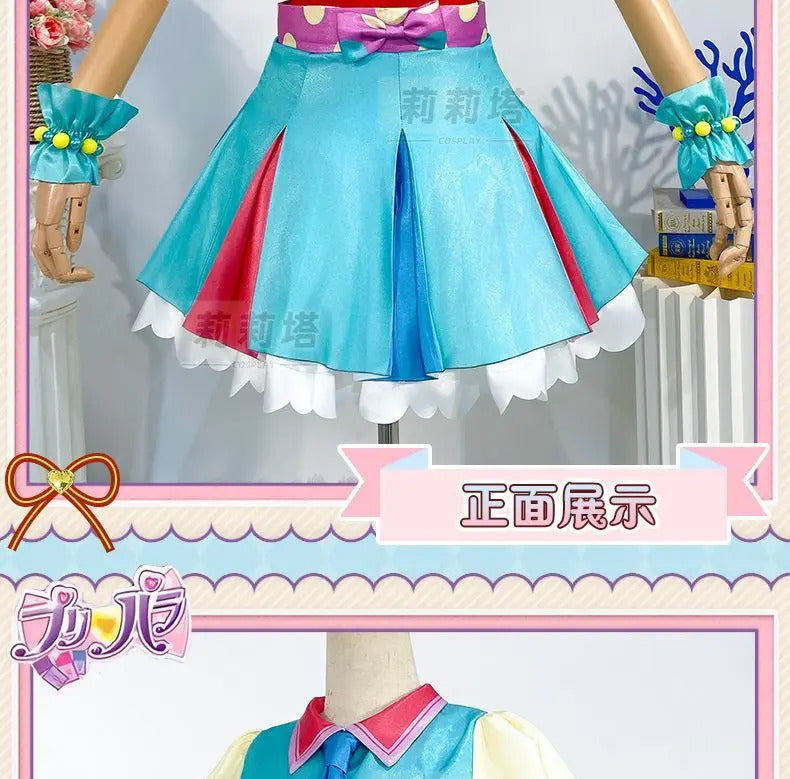 Minami Mirei Anime PriPara cosplay initial costume party Carnival sweet lolita dress accessories props full set woman uniform