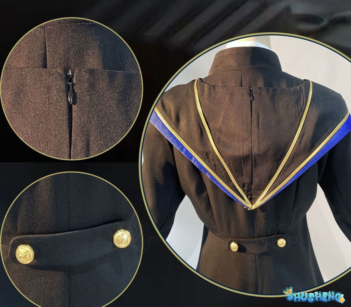 Joseph Desaulniers Photographer Cosplay Game Identity Ⅴ Costume accessories Halloween party fashionable handsome uniform set