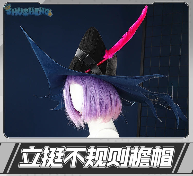 Shusheng Arknights Ulpianus Cape Hat Cosplay Costume Cos Game Anime Party Uniform Hallowen Play Role Clothes Clothing
