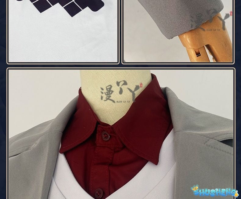 Game Identity V Eli Clark Cosplay Costume Wig Seer BLK Uniform Set Halloween Carnival Play Role Party Prop Anime Cosplay Clothes