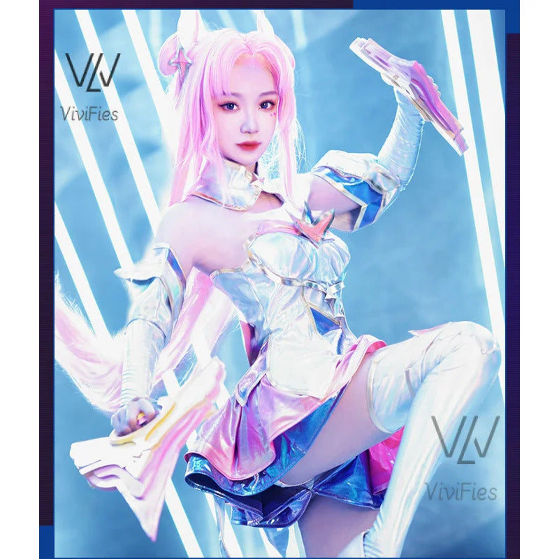 Star Guardian Kaisa Cosplay League of Legends/LOL: Star Guardian Kai'Sa SG Costume Ahri Akali Halloween Costumes