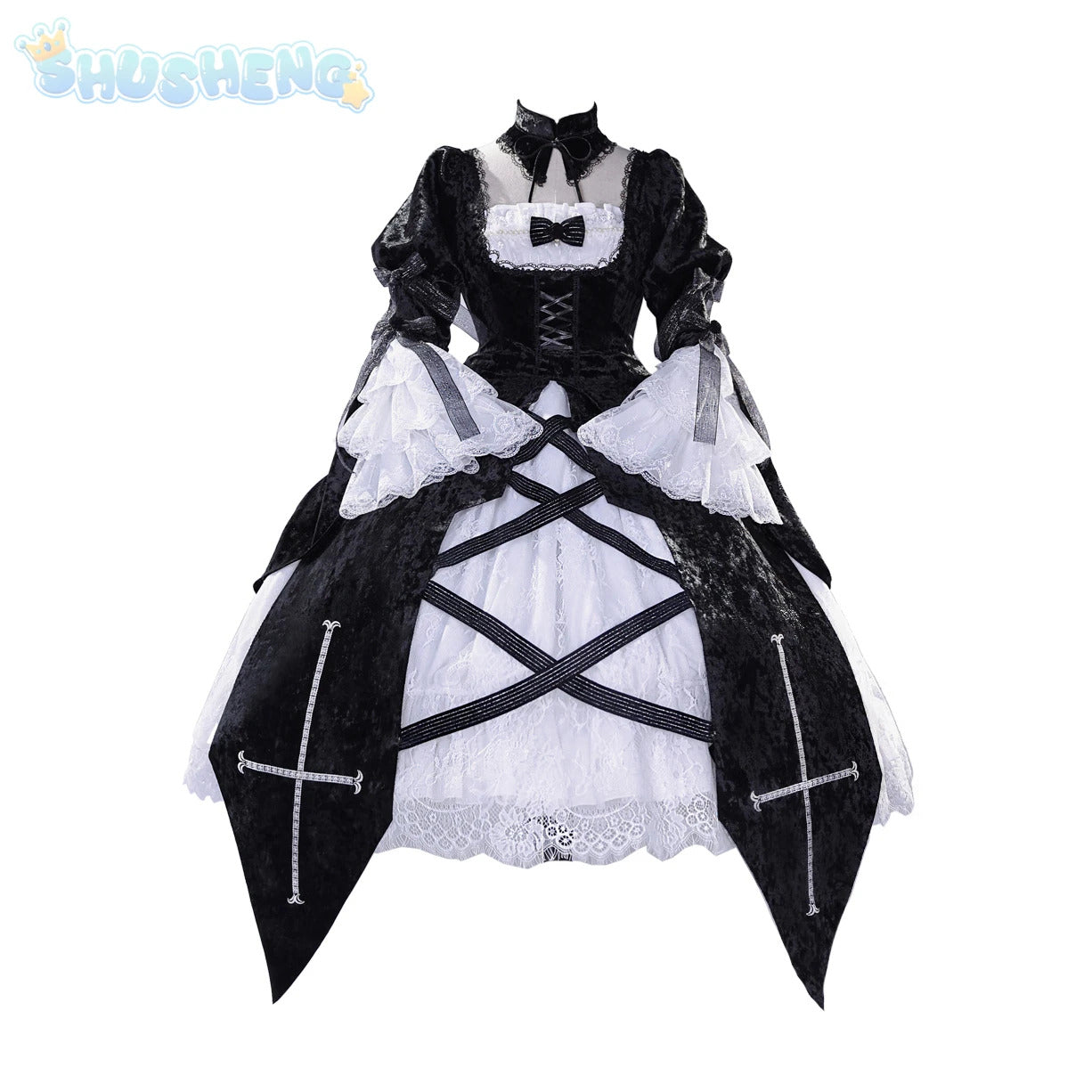Anime Roses Maiden Cosplay Sui gin tou Mercury Lamp Costume Dark Gothic Lolita Dress High Quality Halloween Uniform Accessories