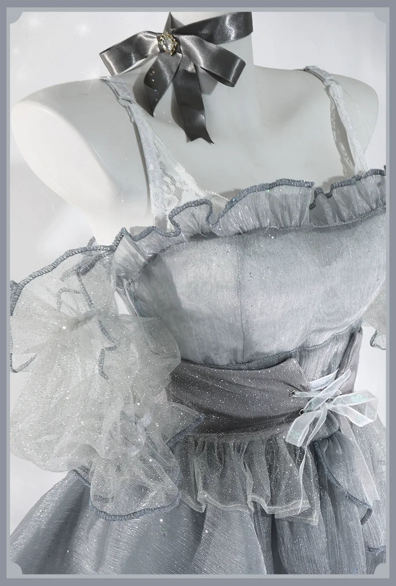 Goddess Of Victory: Nikke Cinderella Crystal Princess Cosplay Costume Cos Game Anime Party Uniform Hallowen Play Role Clothes