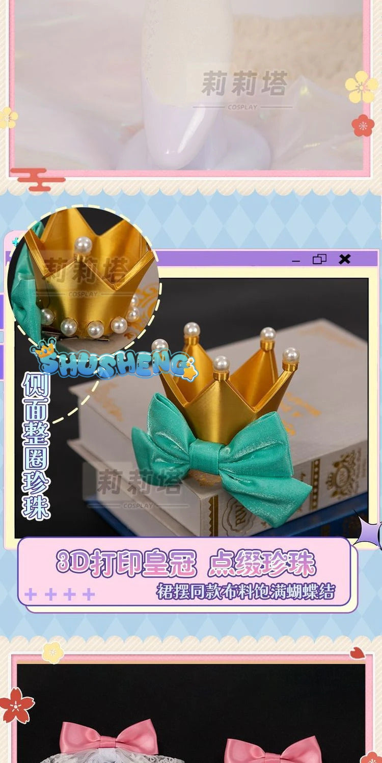 Miku cosplay cute princess Loli dress Miku wig play a full set of dresses for Christmas and Halloween