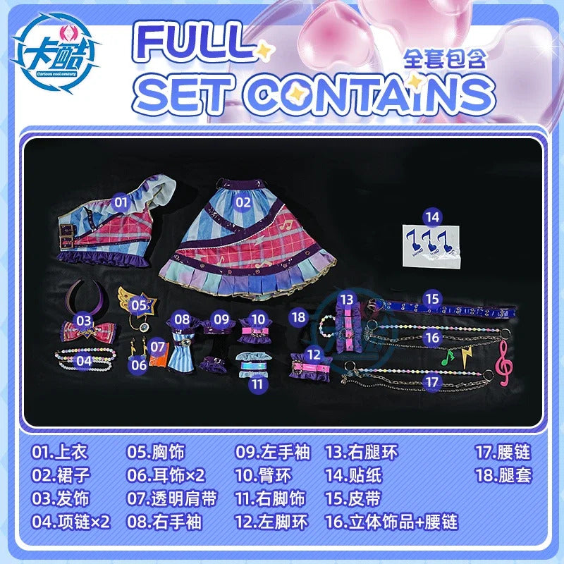 Anime Aikatsu !Otoshiro Noeru Hoshimiya Ichigo Cosplay constellation Costume Girl Sweet Lolita Dress Wing Prop Halloween Uniform