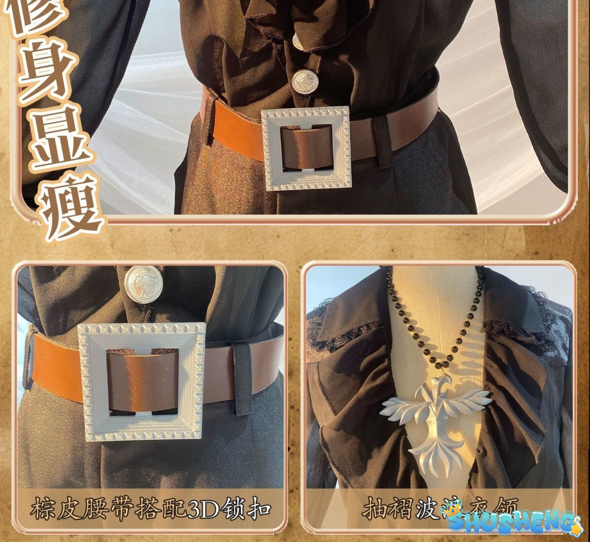 Game Identity Ⅴ Norton Campbell Prospector Cosplay Costume Hat glasse jewelr props Halloween party handsome uniform complete set
