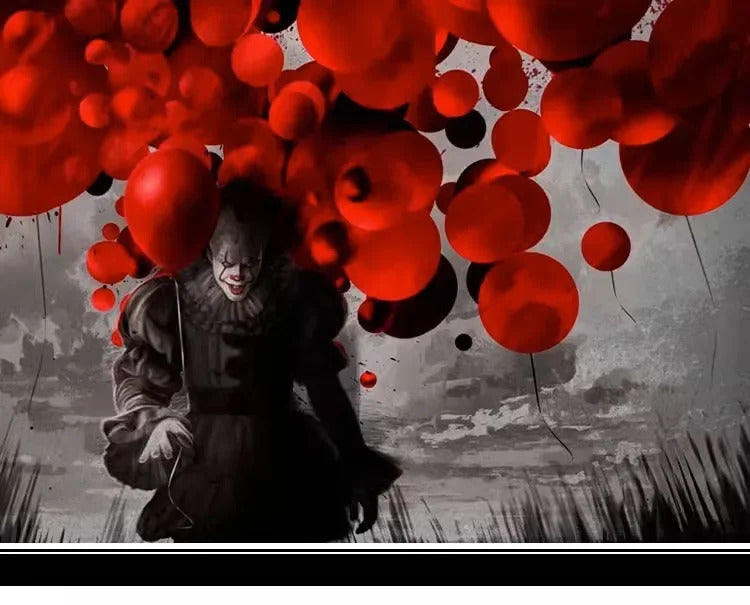 Movie Chapter Two Pennywise Cosplay Costumes Clown joker Halloween Mask Adult Kids Children Gift Home Clothes Super Cos Suits