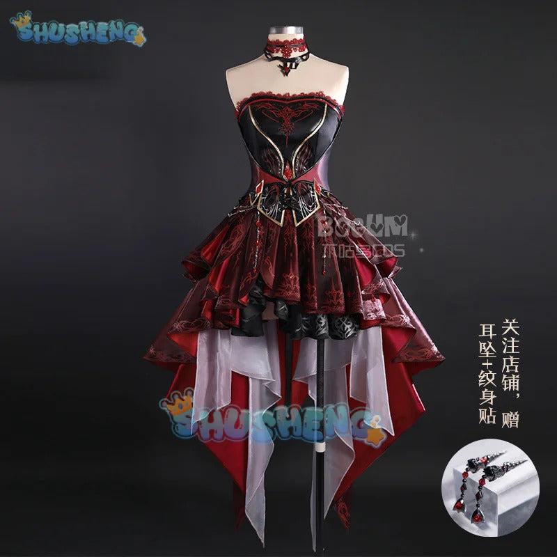 Shusheng-Love and Deepspace Heroines Cosplay Costume Abysm Sovereign Dress New Combat Outfit Hunter Uniform Halloween Women Girls