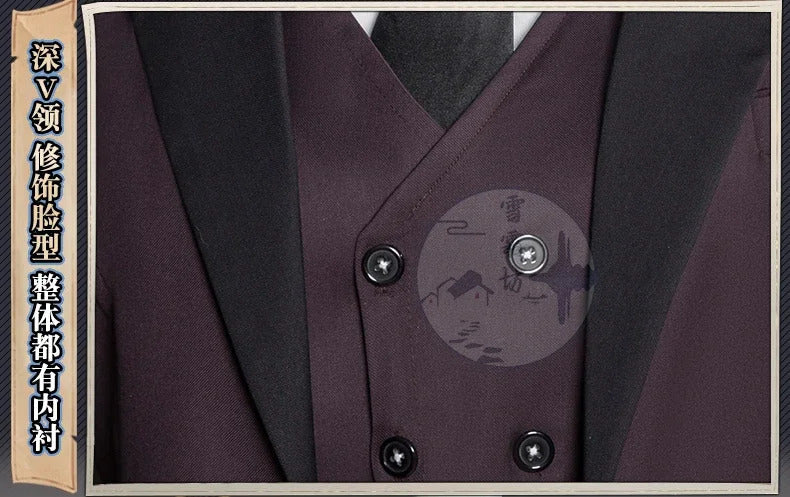 Identity Ⅴ Norton Campbell Aesop Carl Cosplay Costume Embalmer Prospector Uniform Suit Thug Halloween Carnival Play Clothing
