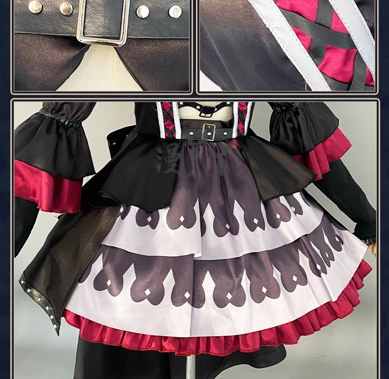 Game Dead and Bloomed in the Mansion Devil Cosplay Costume Lolita Dress Halloween Carnival Uniform Anime Clothing Party Suit
