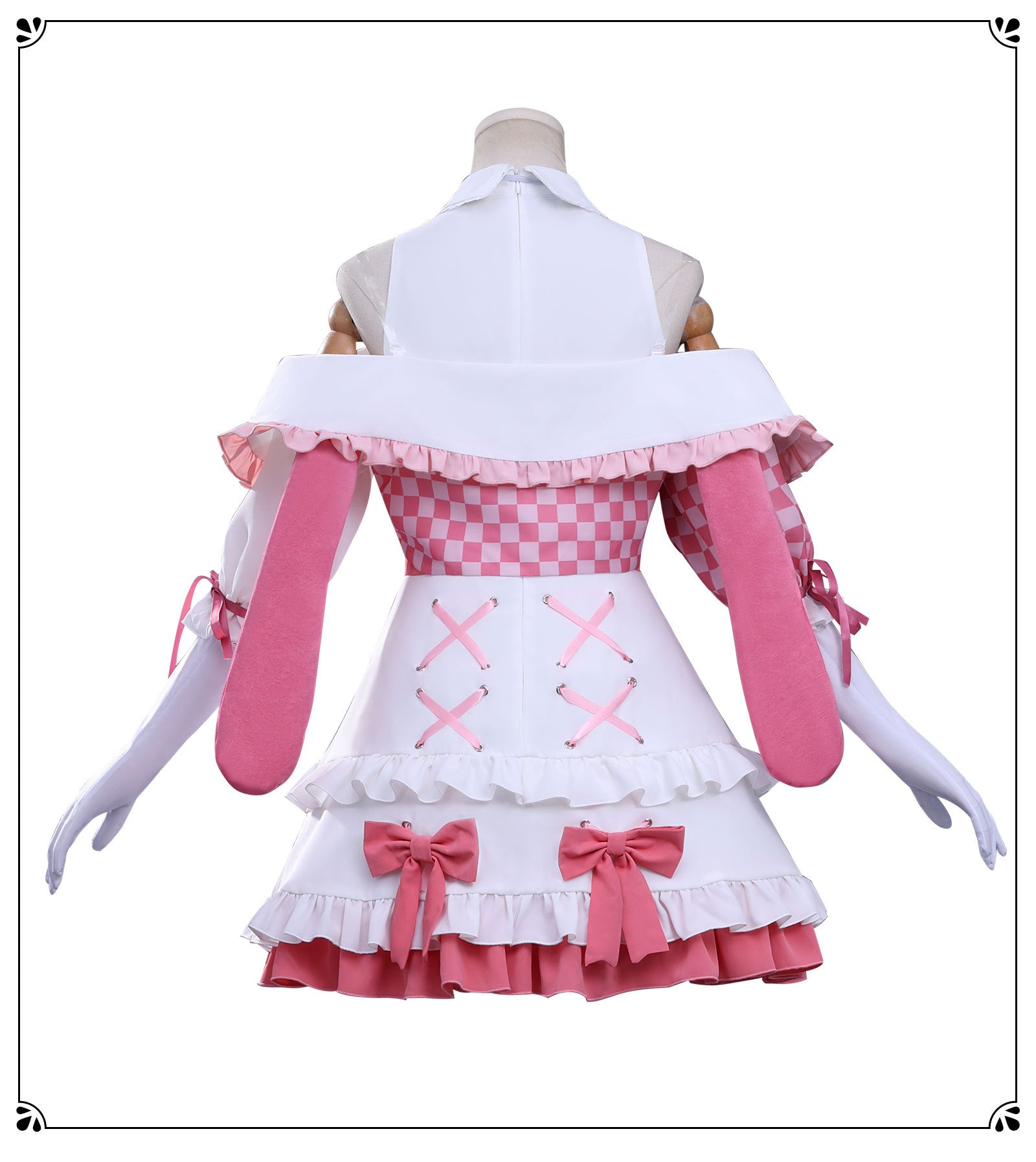 Anime Girls Band Cry Hina Tomo 486 Cosplay Costume JK Dress Skirt Headwear Woman Sexy Carnival Halloween Suit