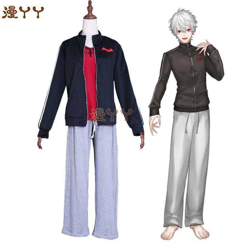 Virtual YouTuber Kuzuha Cosplay Costume Nijisanji Vtuber Aleksandr Lagusa Gamers Vampire Sasha Virtual Anchor Clothing