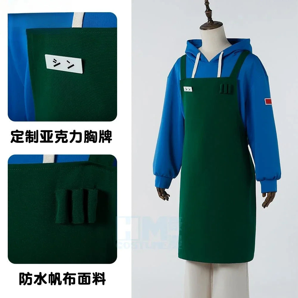 Asakura Shin Cosplay Anime Costume Sakamoto Days Uniform Bule Sweatshirt Leisure Suit Disguise Halloween Party Outfits Men