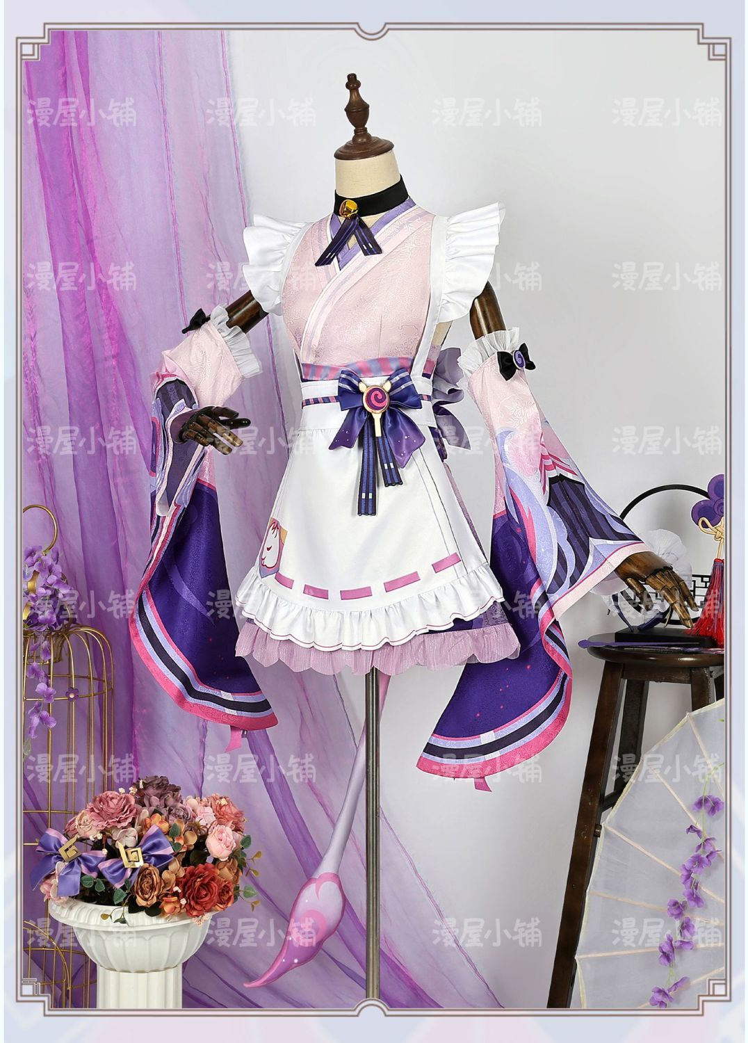 Game Genshin Impact Yumemizuki Mizuki Cosplay Costume Lolita Cute Dress for Women The Enchanting Dream in Love Anime Clothes