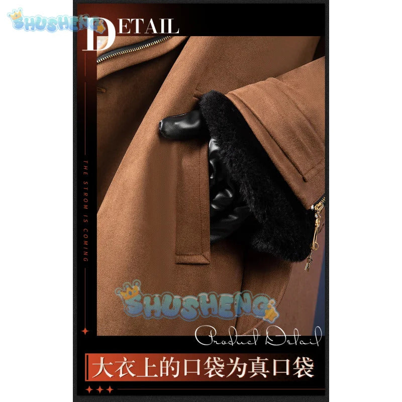 Reverse:1999 Windsong Cosplay Costume Coat shirt tie belt gloves necklace Halloween party Handsome man Woman uniform Full Set