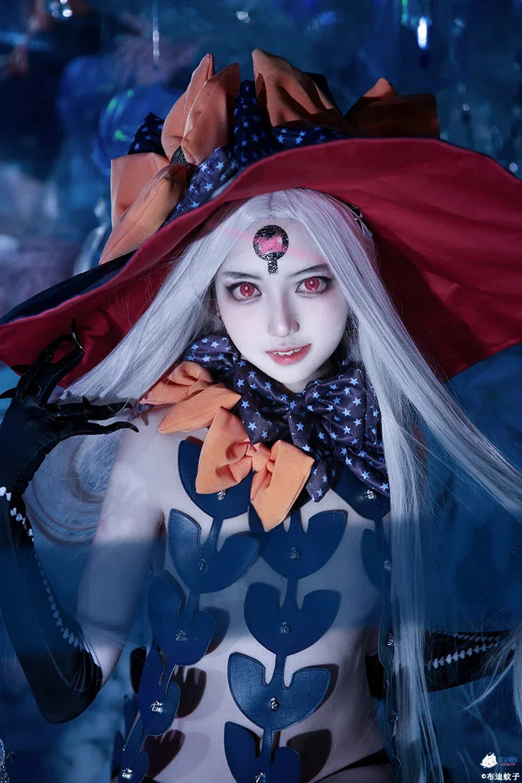 FGO Abigail Williams Summer Cosplay Fate/Grand Order FGO Costume Halloween party sexy dress hat gloves socks tattoo stickers set