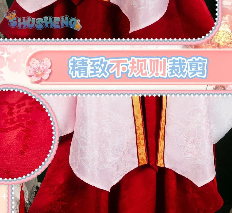 Anime Senren * Banka Tomotake Yoshino Cosplay Costume Party Christmas Witch Sweet Kimono Accessories Prop Woman Man Set S-XXL