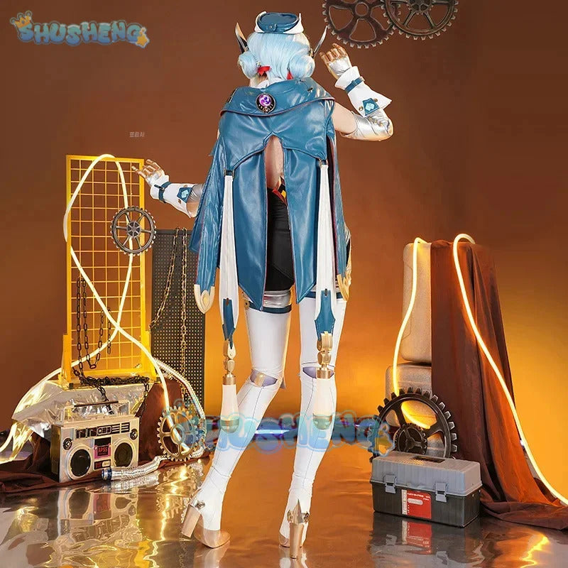 Game Genshin Impact Ineffa Cosplay Costume Uniform Halloween Carnival Party Christmas Play Role Clothes Clothing for Women
