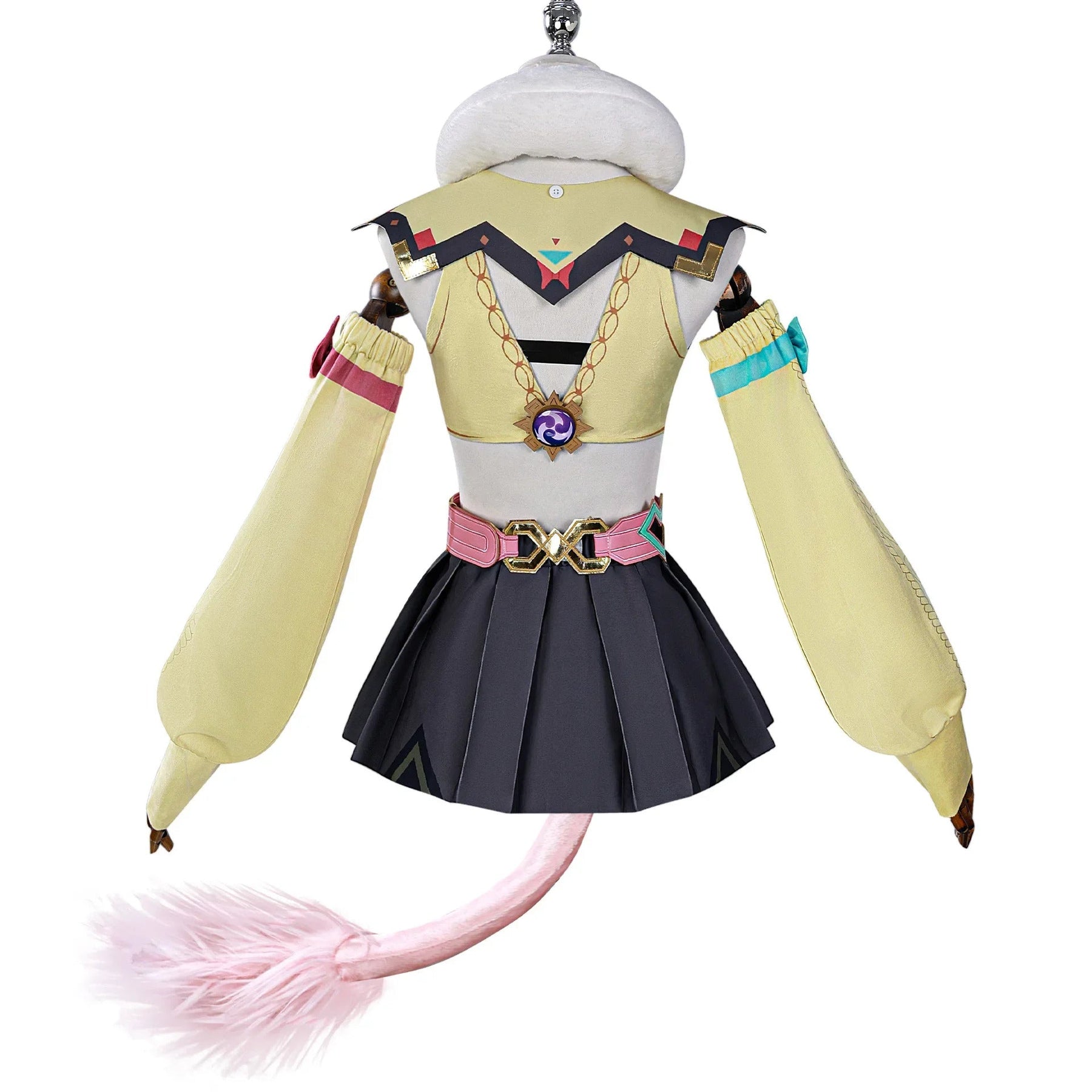 Shusheng-N Game Genshin Impact Varesa Cosplay Costume Wig shoes props accessories dress Halloween carnival sweet New Woman Varesa uniform