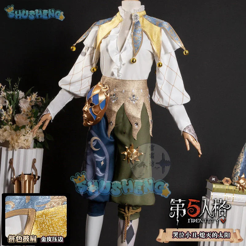 Identity ⅤJoker Weeping Clown Cosplay Costume Uniform Halloween Carnival Party Christmas Play Role Clothes Clothing Shusheng
