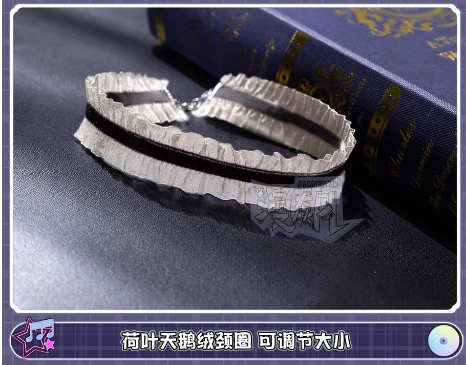 Shusheng-R Wakaba Mutsumi Mortis Cosplay Anime BanG Dream!Costume Sweet Campus JK Uniform Dress Belt Tie Socks Halloween Party Set