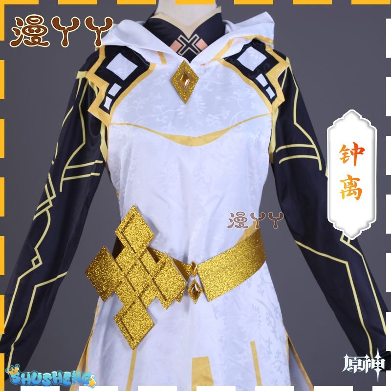 Genshin Impact Zhong Li COS Costume The Rock God Emperor Morax Game Clothing Cosplay Complete Set Men Women