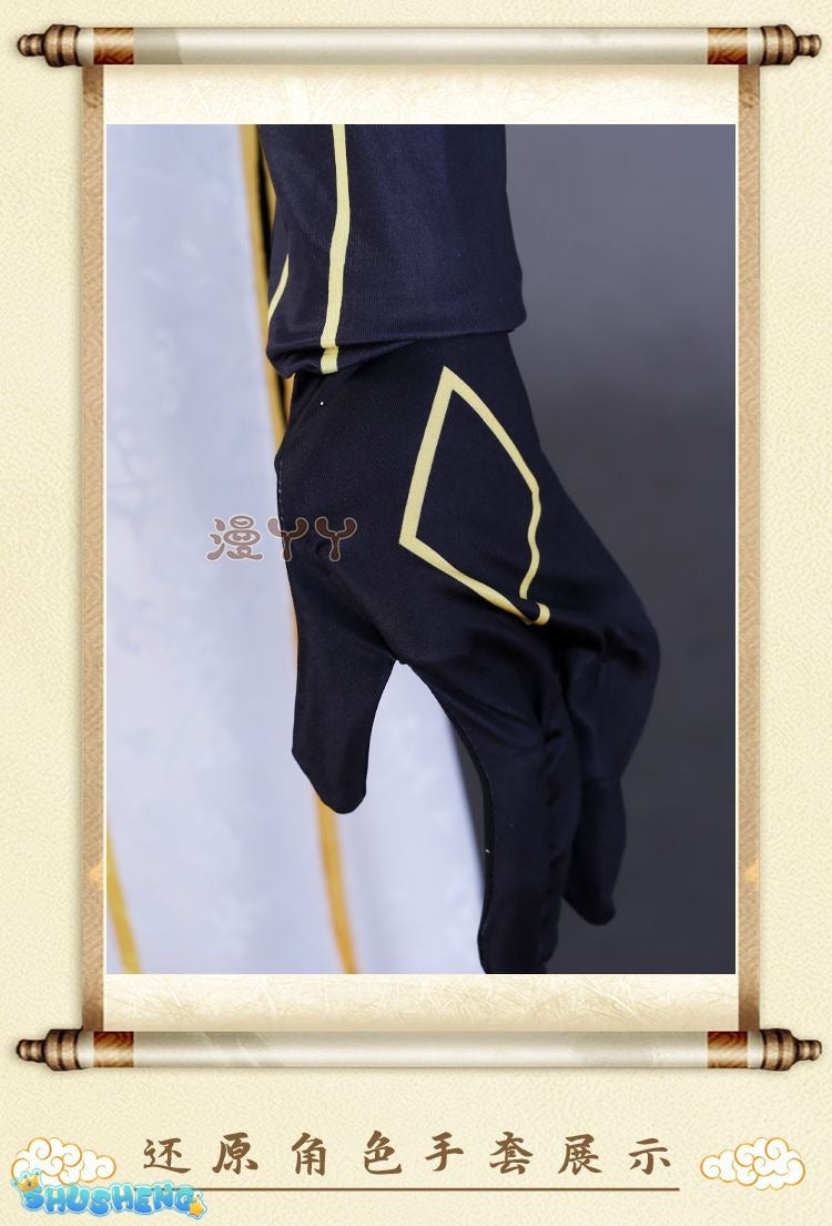 Genshin Impact Zhong Li COS Costume The Rock God Emperor Morax Game Clothing Cosplay Complete Set Men Women