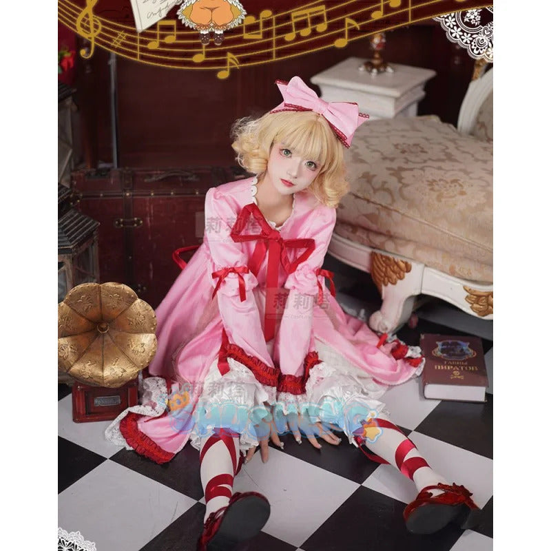 Anime Rozen Maiden Hinaichigo Souseiseki Cosplay Costume Halloween Carnival Sweet and Cute Lolita Dress and Accessories Girl Set